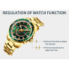 Reloj Curren Analogo Quarzo Correa Dorada Fechero
