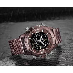 Reloj Naviforce Militar 9153 Analogo Digital A Inoxidable